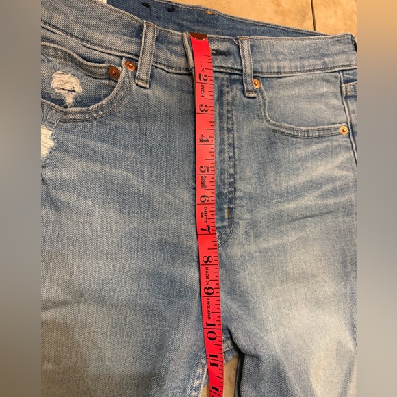 NWOT GAP High Rise Distressed Cigarette Jeans Secret Smoothing Pockets Womens 27 - Picture 14 of 14